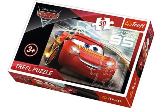 Puzzle 30 el. Zygzak McQueen Auta 3 Cars Trefl 18215
