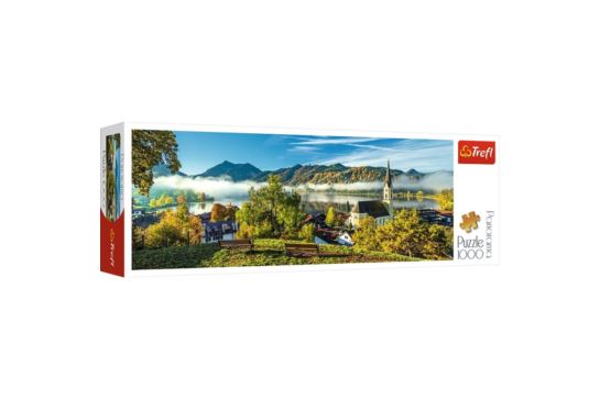 Puzzle Trefl Panorama 1000 el. Zamek/Jezioro Schliersee
