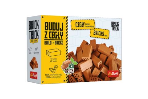 Buduj z Cegły - Cegły Pełne 40 szt. Brick Trick