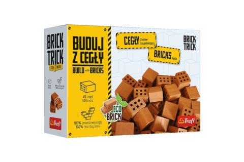 Buduj z Cegły - Cegły Połówki 40 szt. Brick Trick