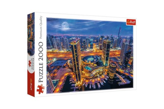 Puzzle Trefl 2000 el. Światła Dubaju